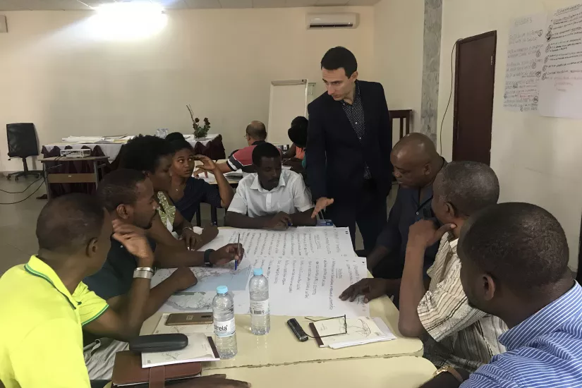 Taller de visión en Santo Tomé, Santo Tomé y Príncipe, ONU-Habitat